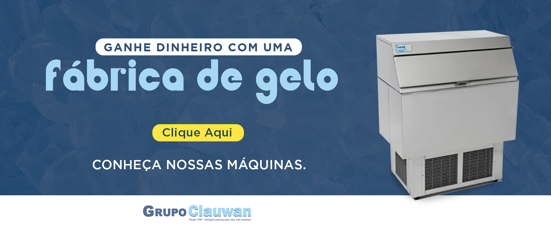 fabrica de gelo- maquina de fazer gelo everest