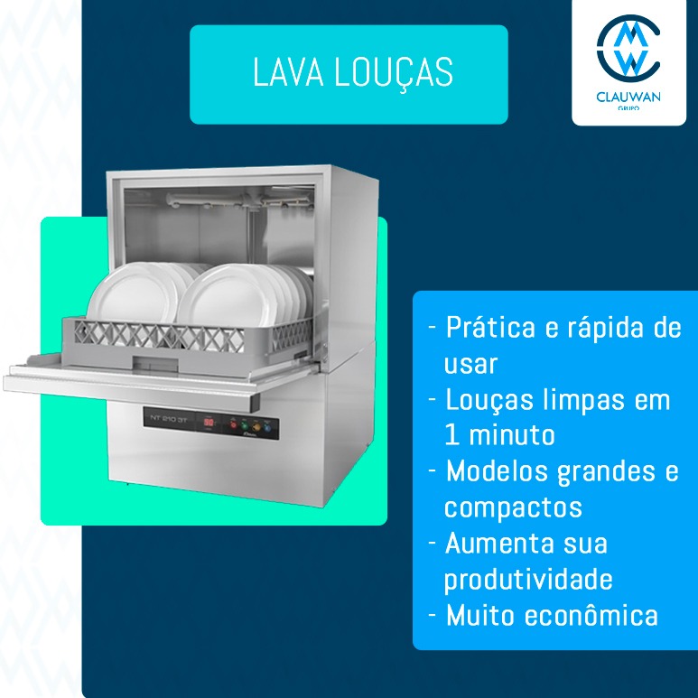 ALUGUEL MÁQUINA DE LAVAR LOUÇA
