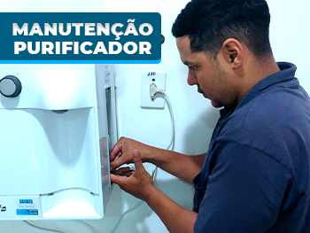 manutenção purificador de agua soft