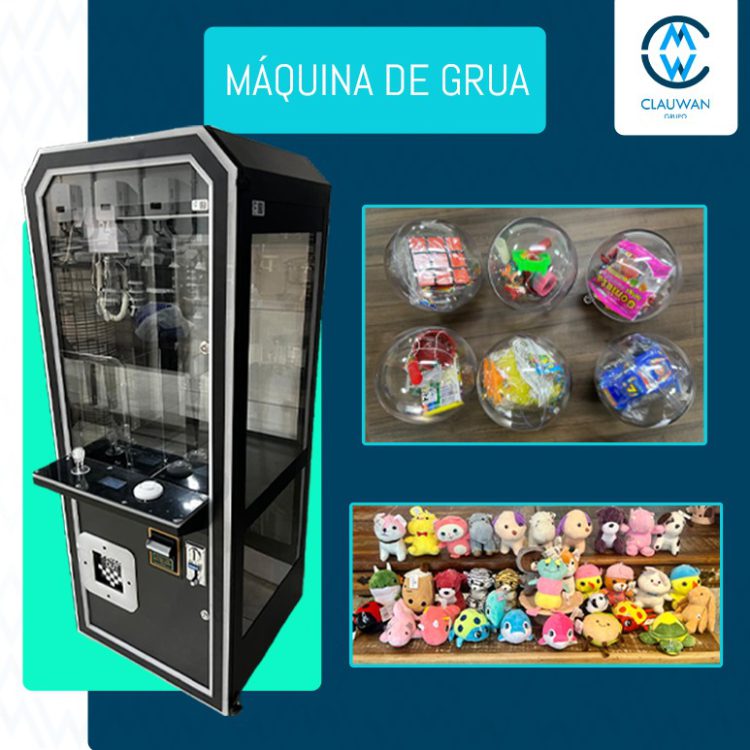 Locação máquina de brindes