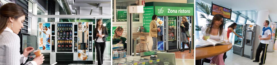 M�quina de refrigerantes e salgados